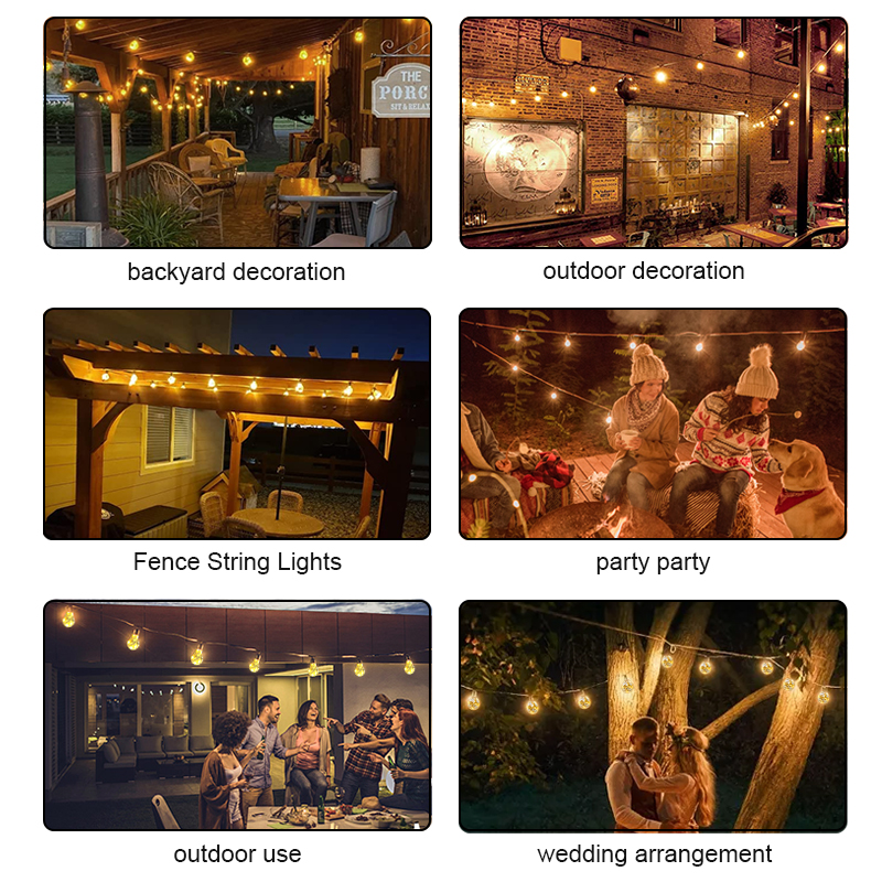 HCP066  G60铜线户外灯串